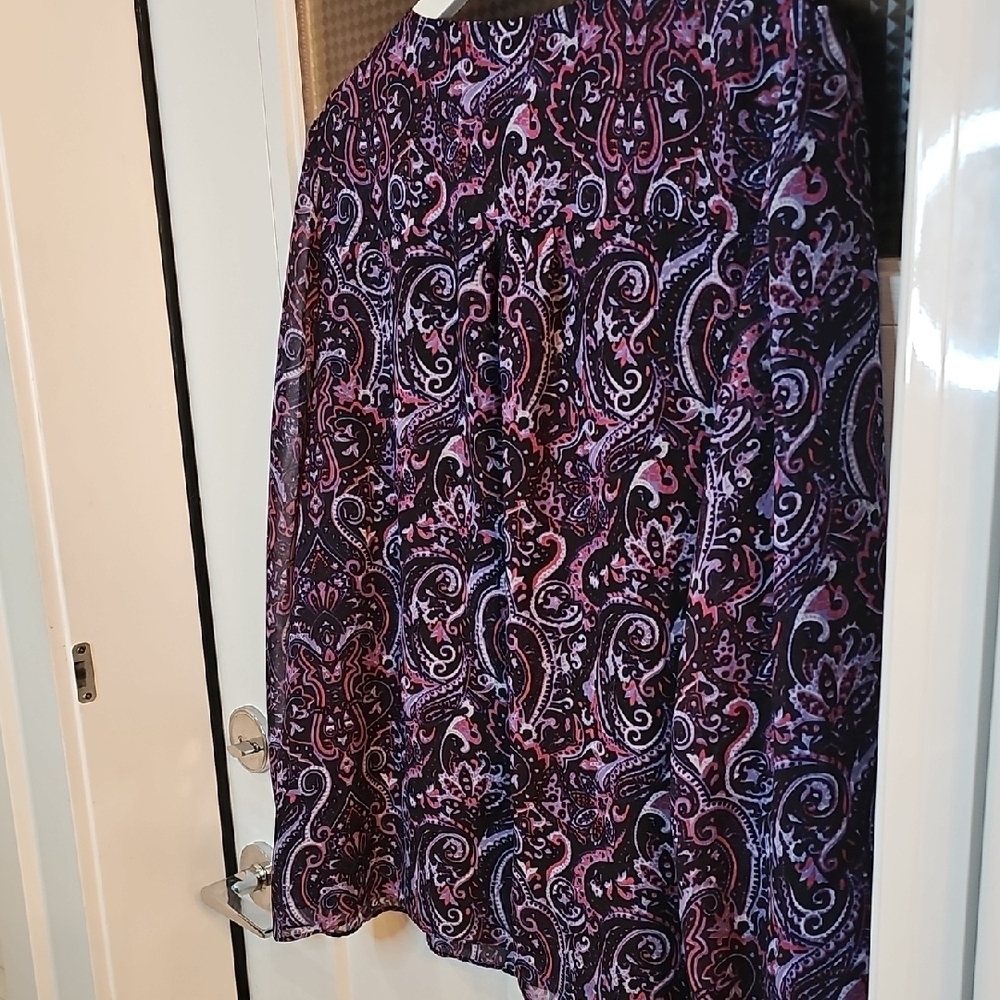 Laura Blouse in Purple and Pink Size 18 - Picture 4 of 5
